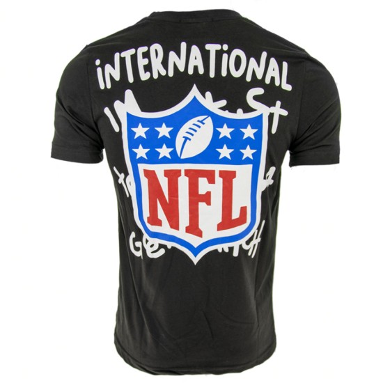Мъжка черна тениска NFL Ft6763