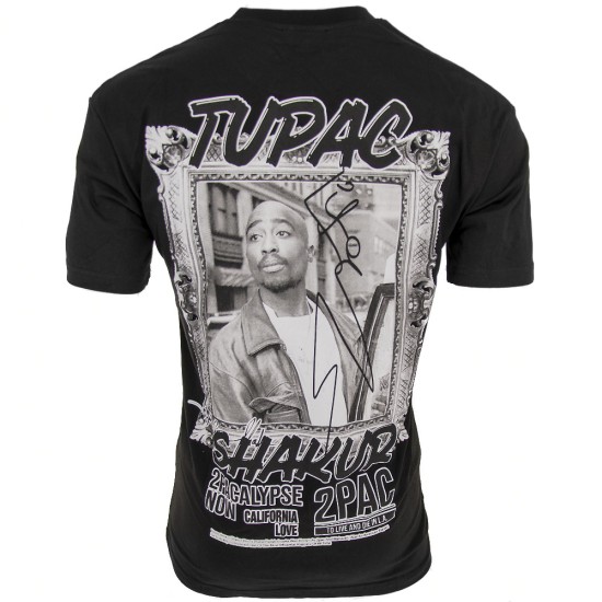 Мъжка тениска 2Pac черна Ft6879