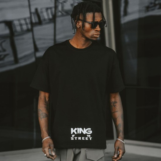 Мъжка тениска, Oversize, king of the street, Ft7572 Мъжка тениска, Oversize, king of the street, Ft7572